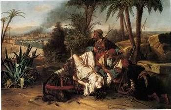 unknow artist Arab or Arabic people and life. Orientalism oil paintings 95
